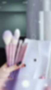 Super my NEW 10pcs makeup brush various cutting-edge brushes nylon hair artist brushes Xylon wooden handle