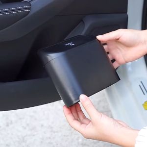 Thùng Đựng Rác Mini Thông Minh Cho Ô Tô Có Nắp Đậy Cực Tiện Lợi Giá Rẻ Nhiều Màu - Phụ Kiện Xe Hơi Ruffo
