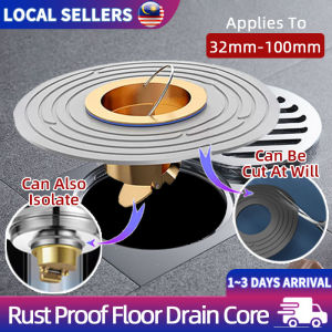 Universal Brass Floor Drain Large Size Inner Core Sewer Deodorant Anti Insect Tool Bathroom Closed Cover Shower Drain Cover 地漏芯 浴室地漏芯