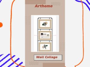 Arthome Wall Collage 3pcs Photo Frame Bingkai Foto Dinding Susun Frames Ukuran 4R Dekorasi Ruangan