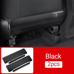 Stainless Car Seat Anti-Kick Mats Cover Trim Pedal Anti-Dirty Pads For Toyota Corolla Cross XG10 2021 2022 2023 2024 2025 Hybrid