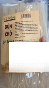 Bún Khô Lý Tưởng 500g - Loại 1 Sợi To Dai Mềm Thơm Ngon Đậm Hương Vị Việt