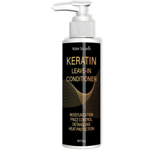 Keratin & Coconut Oil Leave-In Conditioner - Hydration + Frizz Control + Heat Protection - Detangles & Strengthens Hair