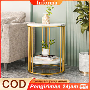 Informa Sofa Meja Samping Lampu Meja Kopi Mewah Meja Meja Samping Meja Bundar Nordic