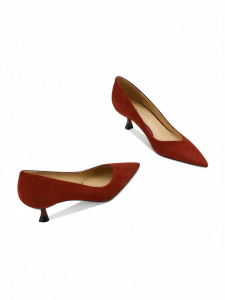 JESSICA SOPHIA | High Heels Fine Heel Easy-to-Wear Single Shoes Red
