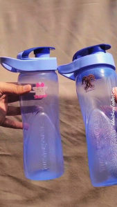 Botol Air Minum Sekolah BPA Free Anti Bocor Tumpah Splash Bottle TwinTulipware 650ml Tutup Flip