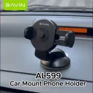 BAVIN AL599 360 Degree Rotation Car Mount Phone Holder Multi Angle Super Sticky Gel Pad
