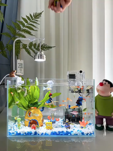 Aquarium Decoration SpongeBob SquarePants Environmentally Friendly Resin Landscaping For Aquarium Fish Tank