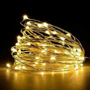 1/2/3/5/10m Copper Wire LED Fairy String Lights Battery Powered Garland for Holiday Christmas Light Wedding Party DIY Decoration
