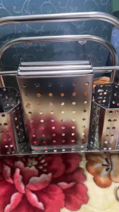 Giá thớt tôn đa năng (Video thực tế) INOX ĐẠI ĐỒNG (Inox 304) Giá để thớt dao đũa thìa AD-GT-O-D1