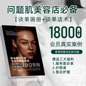2025 Crystal Album Beauty Salon Facial Magazine Spot Sensitivity Acne Management Health Care Skin Care Encyclopedia
