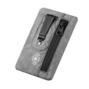 Upgraded Large Size RFID Blocking Hidden Clip Stash Money Belt Travel Pouch Credit Card/ID Cash Key Holder for Women & Men