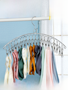 Windproof Clip Clothes Hanger Stainless Steel Socks Rack Multi-Clip Cool Clothes Peg Multi-Functional Hook Drying Sock Fantastic