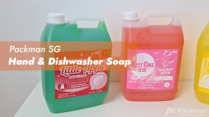 Green and Yellow Dishwashing Soap 5 Litres Anti-Bacterial Little Apple Lemon