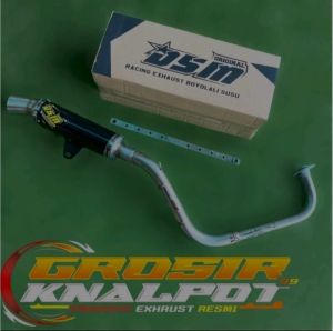 Knalpot racing full system dsm black series inlet 38 sarang full all matic