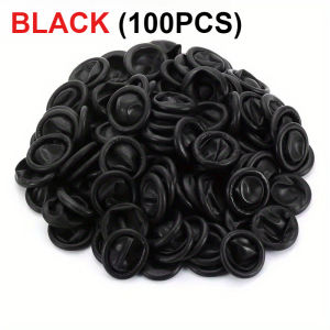 100/300PCS Multi-color Disposable Latex Finger Cot Disposable Rolled Edge Finger Cot Beauty Hairdressing Massage Tattoo Tools