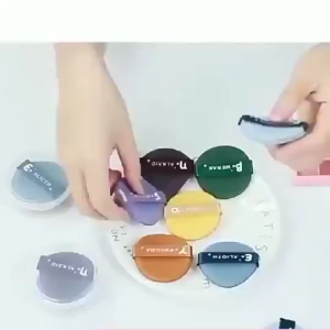 OS -H211- Spons Bedak Tabur Bentuk Bulat - Makeup Spons Beda - Spons Bedak Halus