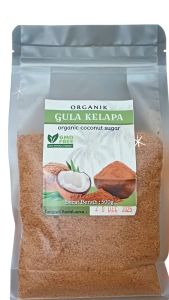 Gula Kelapa Organik Kemasan 500gr dan 200gr Alami Asli dan Tanpa pewarna dan pengawet