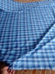 Kain Cotton Jepang Katun Yarndyed Kotak Kualitas Premium Harga Setengah Meter