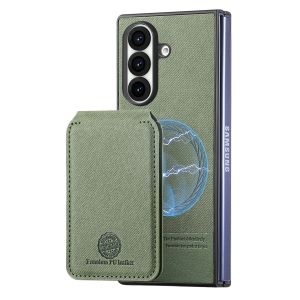 Ốp Điện Thoại Dạng Ví Từ Tính Cho Samsung Galaxy Z Fold 8/7/6/5/4 Bao Da Cao Cấp Có Giá Đỡ Và Khe Đựng Thẻ Bảo Vệ 2 Trong 1