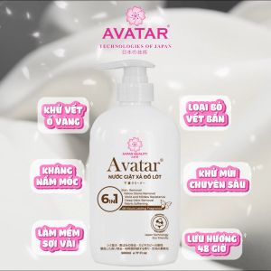 Nước Giặt Xả Đồ Lót Chuyên Dụng 6 in 1 Avatar Lưu Hương 48H  Hương Hoa Ban Mai 500mL