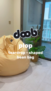 doob PLOP - Teardrop-Shaped Water-Repellent Bean Bag Chair