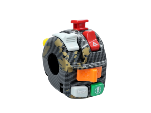 🔥 Bangren Carbon Fiber Motorcycle Multi functional Switch - Self branded New Left Side Switch Fast Response Competitive Upgrade 🔥
