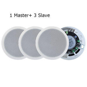 4pcs Wall In Ceiling Speakers Full-Range 5.25 inch BT Loudspeakers Stereo Audio Speaker Bathroom Store Hotel Loudspeaker Theater