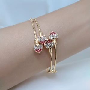 Gelang Tangan Bangle Wanita Aksesoris Fashion Awet Tahan Lama Anti Karat Cocok Untuk Harian G5-9I