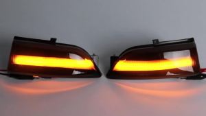Smoked LED Dynamic Turn Signal Light Side Mirror Flashing Light for Ford Everest 2015-2019 Ranger T6 Raptor Wildtrak