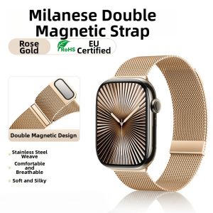 DOONPI | Milanese Loop Breathable Magnetic Metal Strap for Smartwatch