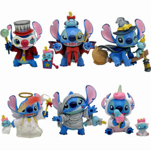 Bandai | Stitch Weird Diary Series Anime Figures Creative Cute Doll Statue Model Mystery Blind Box Toys Children Halloween Gifts