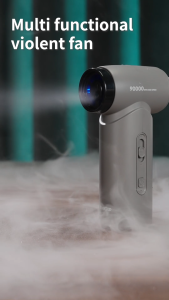 MeeGoo Handheld Fan 4000mAh Sliding Adjustment High-Speed Cooling Multi Functional Electric Fan Can Suction And Blowing