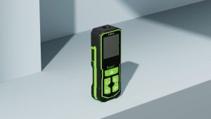 Huepar Green Laser Distance Meter with LCD Display and Angle Sensor Rechargeable Laser Measurement Tool M/in/Ft/Ft+in