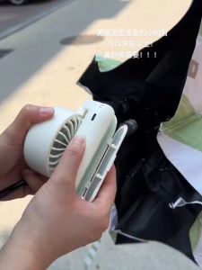 Three-speed wind powered umbrella Clip fan Outdoor Portable Hanging Umbrella fan usb Desktop fan Handheld mini fan