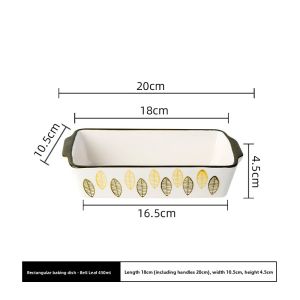 YOGEHOME | Oven-Safe Ceramic Baking Dish