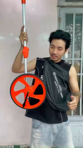 Thước lăn đo đường - Bánh xe đo khoảng cách THICODI T0032 đồng hồ cơ dành cho thợ điện lực