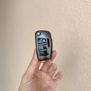 Audi A6l ฝาครอบใช้งานร่วมกับ Q5l A4l A3l Q3 Q4 Q2l A7l A8 Q7 รถ เปลือกหอย หัวเข็มขัด อินเทรนด์ วัสดุ Tpu ขับรถรายการส่วนบุคคล