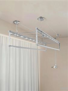Micoe | Manual Hand Crank Adjustable Clothes Drying Rack
