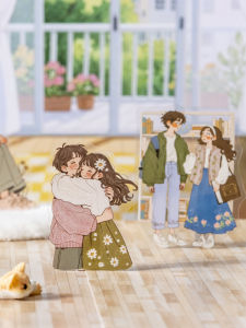 Nhãn Dán Trang Trí Sổ Tay Phong Cách Cổ Điển Nhãn Dán Cặp Đôi Nhân Vật Tiến Hóa Tình Yêu Nhãn Dán Cơ Bản Cho Sổ Tay