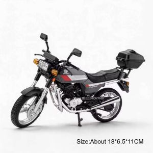 MAKEDA | 1:12 Sidecar Motorcycle Model Toy Cars Alloy Diecast Miniature HONDA CB125T Motorbikes Shock Absorption Rubber Tires Ornaments