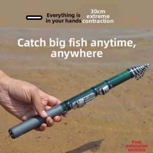 CHUIYUEREN | Compact Versatile Portable Strong Fishing Rod