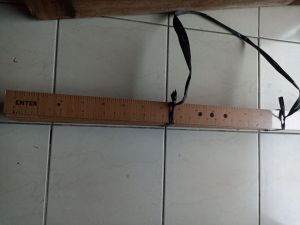 Penggaris Kayu ENTER panjang 1 meter isi 10 pcs