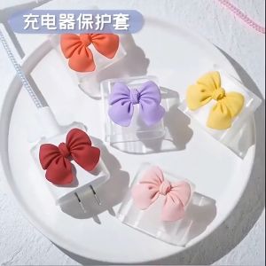 Protector Charger Silikon 1Set Cover Pelindung Kabel Cas Iphone 18W/20W AH079 - KMS