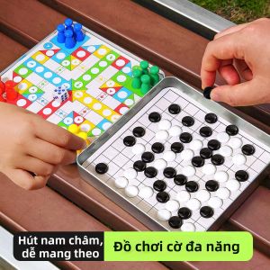 QILEYUAN | Bộ Cờ Đa Năng Có Tính Năng Từ Tính Dành Cho Trẻ Em