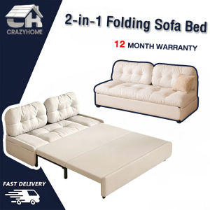 Crazy Home Sofa Bed 3 IN 1 with Hidden Storage Box Soft Single/Queen/King Sofa Bed Home Bedroom多功能折叠沙发床
