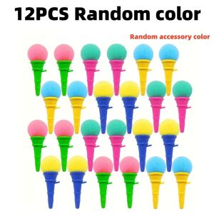 Meade | 12Pcs Mini Colorful Ice Cream Foam Ball Launcher Catapult Toys Spoof Fun Birthday Party Gift For Kids Boys Girls Party Favors
