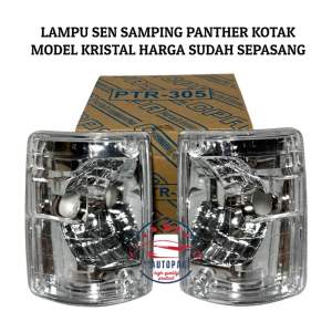 Lampu sen panther kotak model kristal