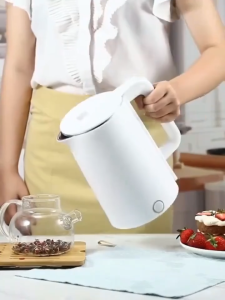 IMUTO 2.4/3.5L Capacity Electric Kettle Heater Double Layer Anti Scalding Stainless Steel Heating Water Heater Easy and Convenient