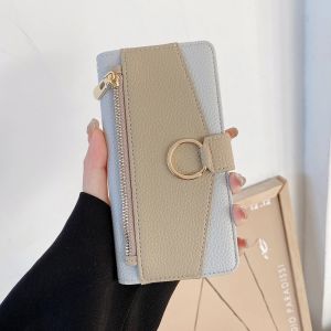 Crossbody Wallet Phone Case for Honor Magic 6 Pro Lite X6A A7B X9B X8B 90 GT 100 Pro Leather Flip Phone Case With metal chain